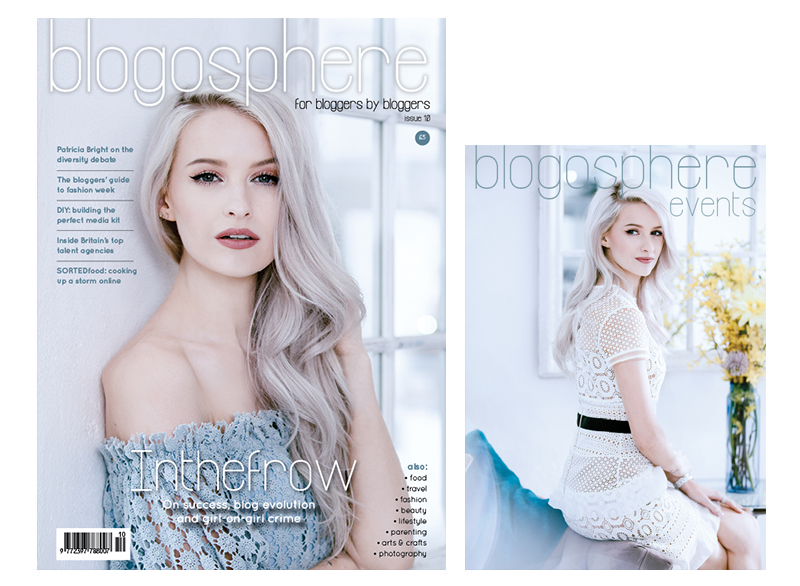 Blogosphere Magazine Issue 10 featuring interviews with Inthefrow, Patricia Bright and Callie Thorpe