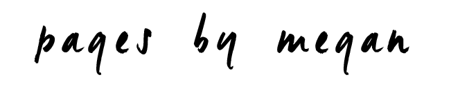 Pages by megan logo