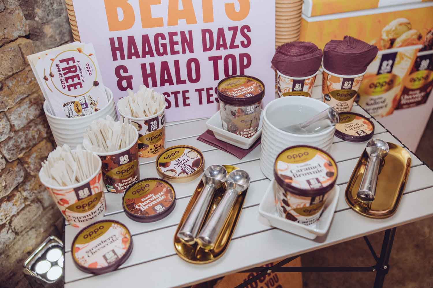 Oppo Brothers ice cream at at Blogosphere Beauty Creator Show