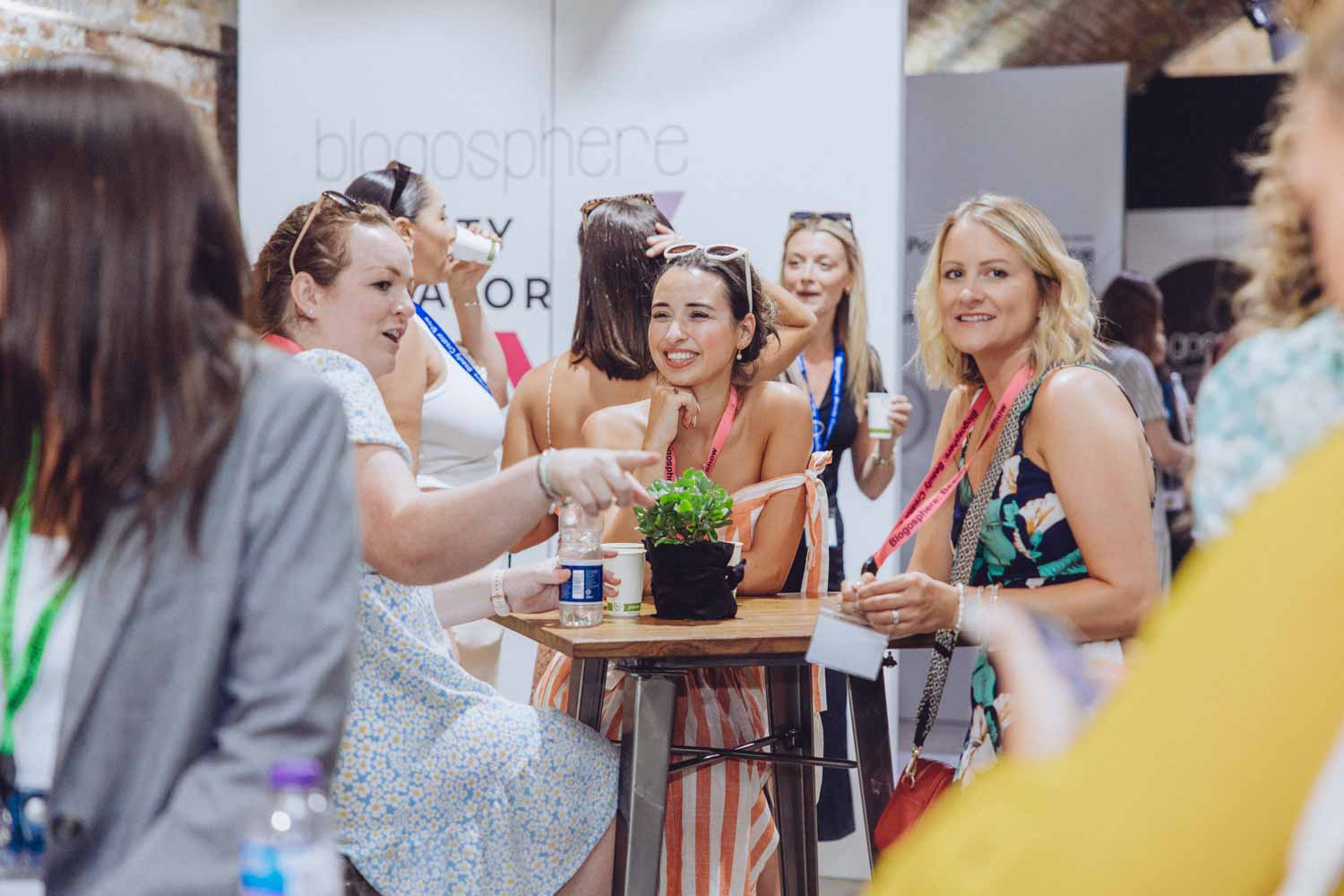 Networking at Blogosphere Beauty Creator Show