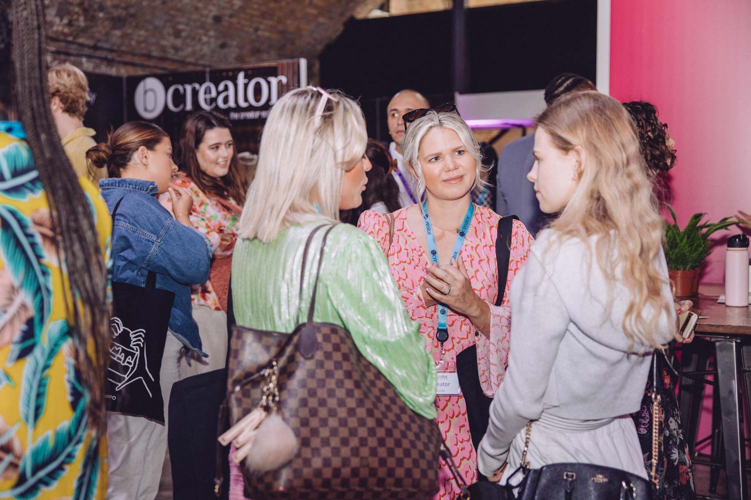 Creators networking at the bCreator Health & Wellbeing Show